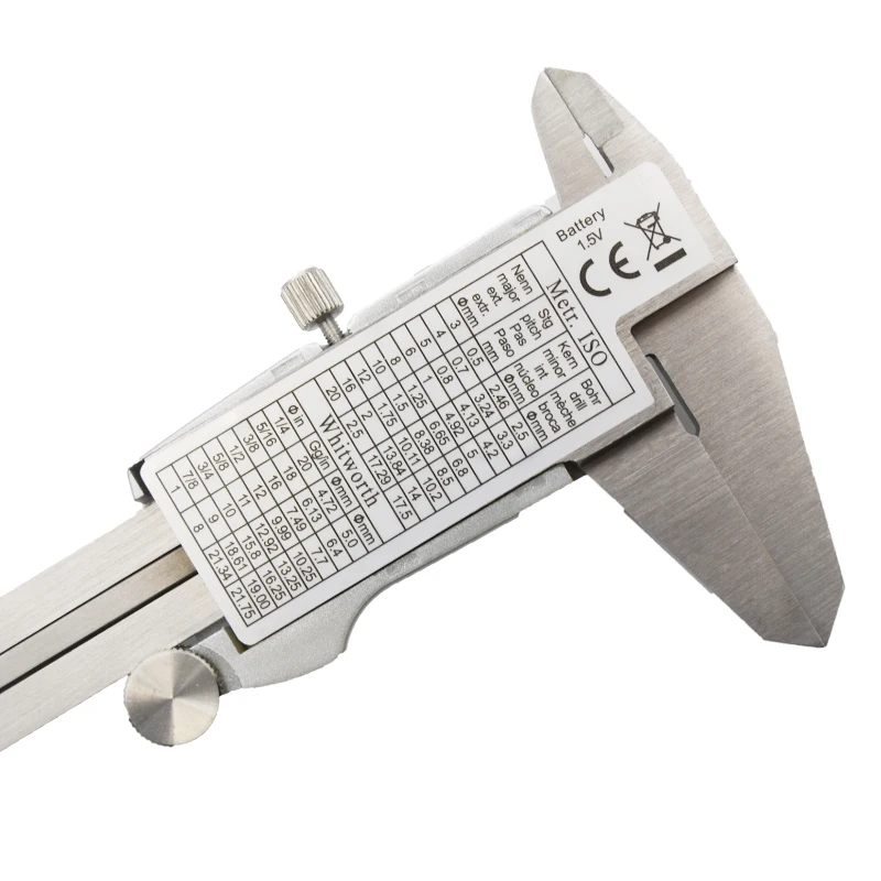 150มม.ดิจิตอล Vernier Caliper การวัดเครื่องมือดิจิตอล Caliper 6นิ้ว Lcd สเตนเลสโลหะ Caliper ไมโครมิเตอร์