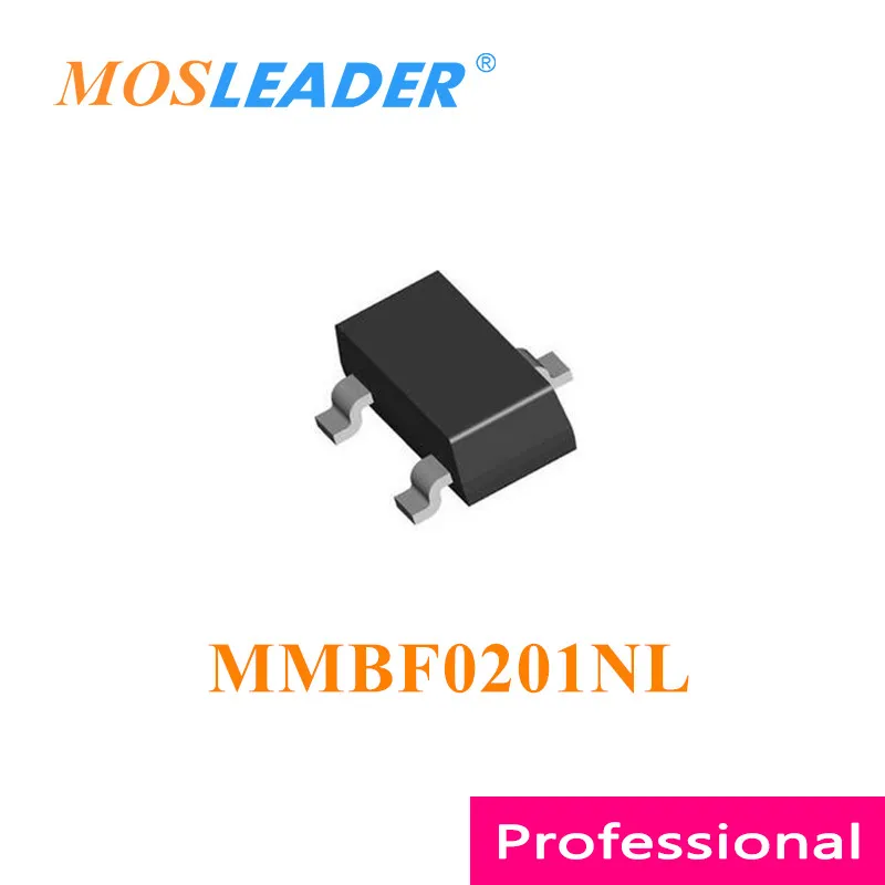 

Mosleader SOT23 MMBF0201NL 3000PCS 40mR@4.5V 20V N-Channel MMBF0201 MMBF0201N MMBF0201NLT1G Made in China