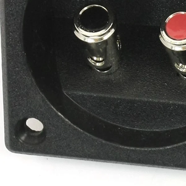 สแควร์รูปร่างคู่ชนิดกล่องลำโพงTerminal Cupสีดำอุปกรณ์เสริมSound Box