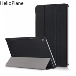 For Huawei MediaPad M5 M5 Pro 10.8 CMR-AL09 CMR-W09 Tablet Case Custer 3 Fold Folio 360 Rotating Bracket Flip Leather Cover
