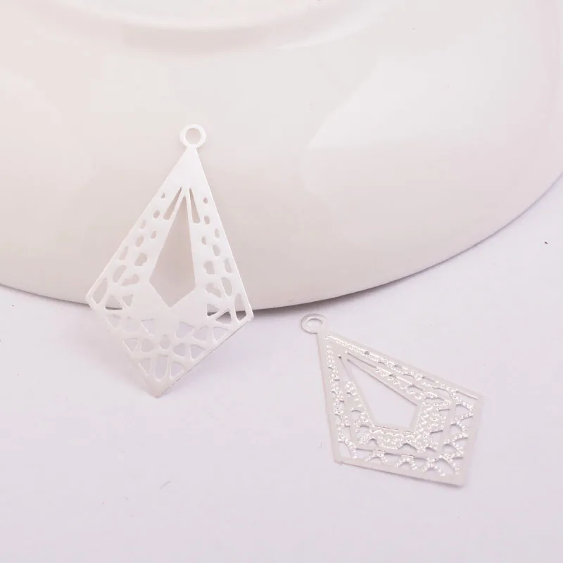 50 Stück AB778 19*32mm Unregelmäßige Charms-Verbinder Passend für DIY-Armbänder, -Halsketten und Schmuckzubehör – Detail 8