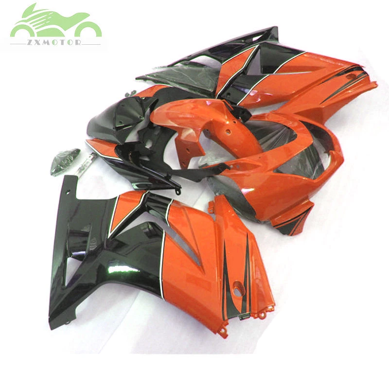 Injection fairing kits for Kawasaki Ninja 250R 2008-2014 ZX250 motorcycle fairings kit EX250 08 09-14 orange black parts