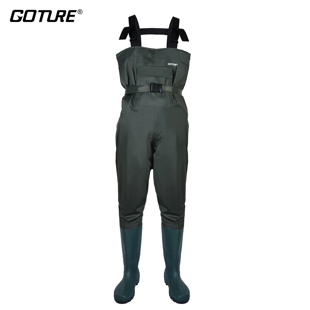 

Goture Fly Fishing Wader Boots Size 46 Waterproof Breathable Foot Chest Waders For Hunting,Fishing