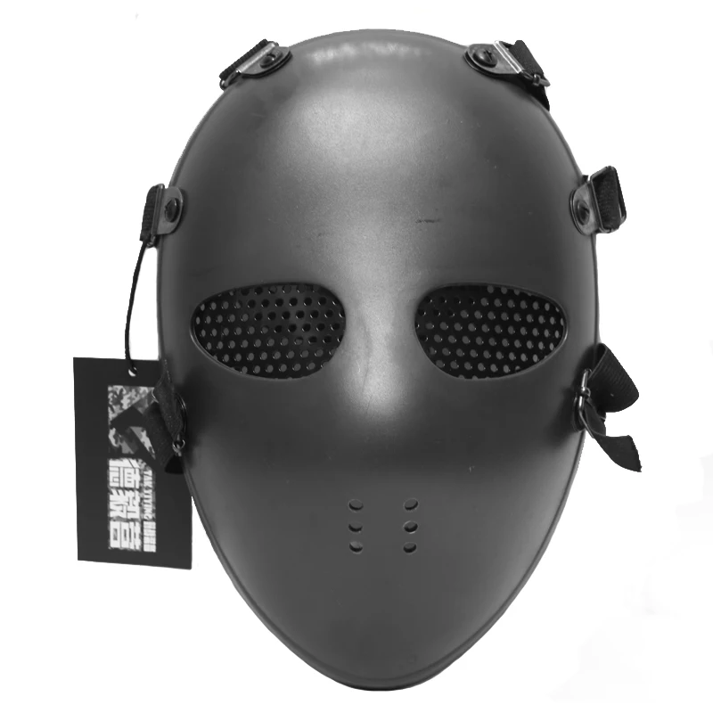 TAK YIYING 1Pc Airsoft Paintball BB Gun Full Face Protect Mask Black