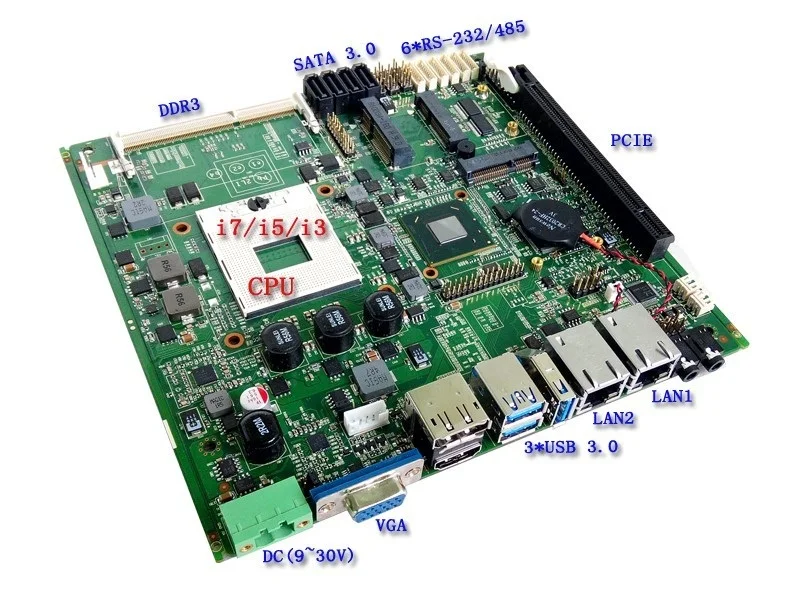 good motherboard firewall motherboard mini itx SSD 3G WiFi (PCM5-QM77)