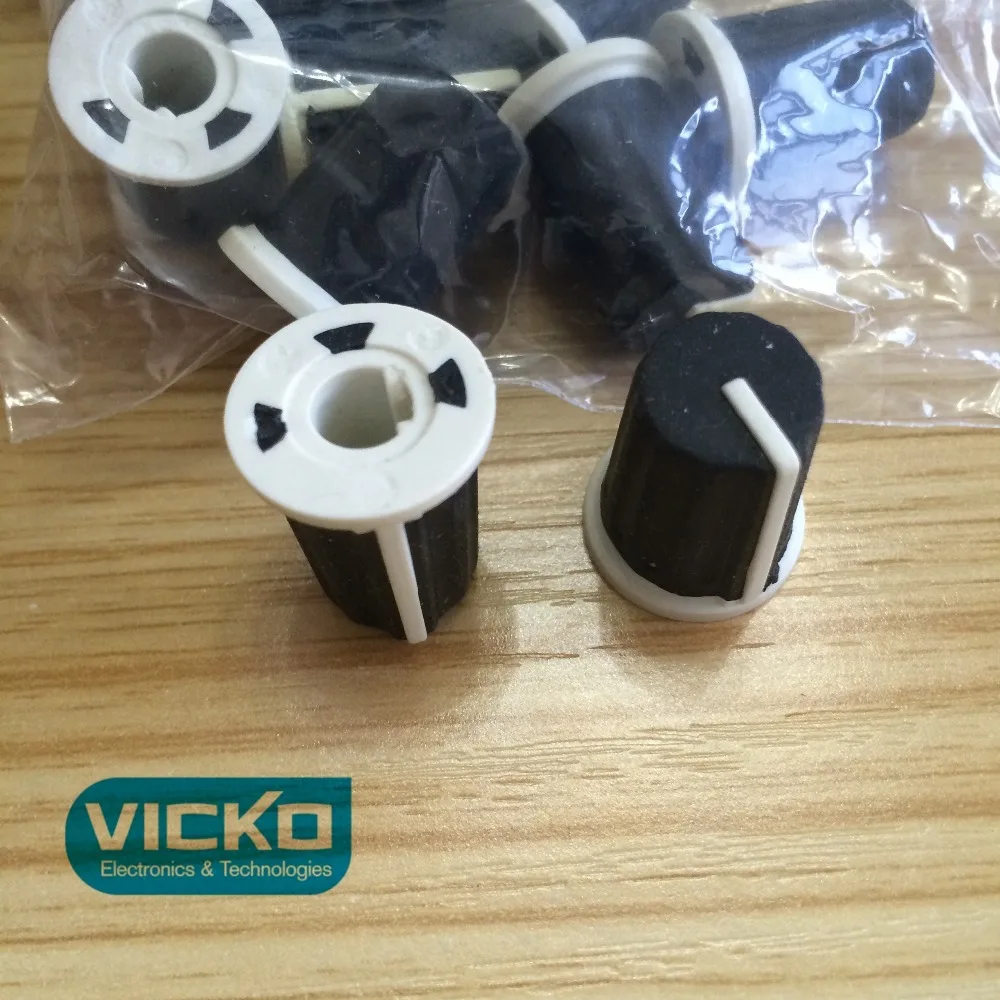 

[VK] rubber knob cap diameter 16MM X 19MM 16*19mm 16x19mm 16MMX19MM half shaft with indicator: 270 degrees