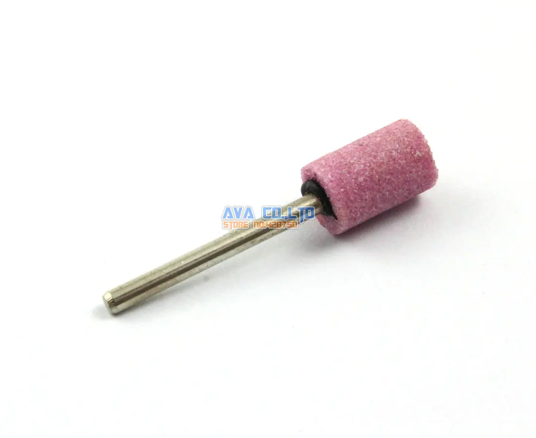 20 Pieces 10x16mm Mounted Point Pink Aluminum Oxide Abrasive Grinding Stone Bit 3mm Shank