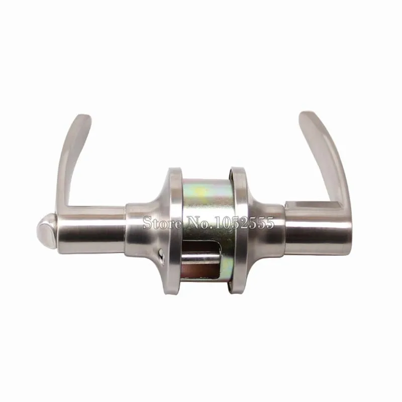 

Durable Brushed Door Lever Locks Set Security Interior Door Locks Living Room Bedroom Entrance Door Handle Lock + Keys