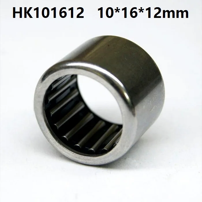 

100pcs/lot HK101612 Drawn Cup Type Needle Roller Bearing 10x16x12 mm free shipping good quality