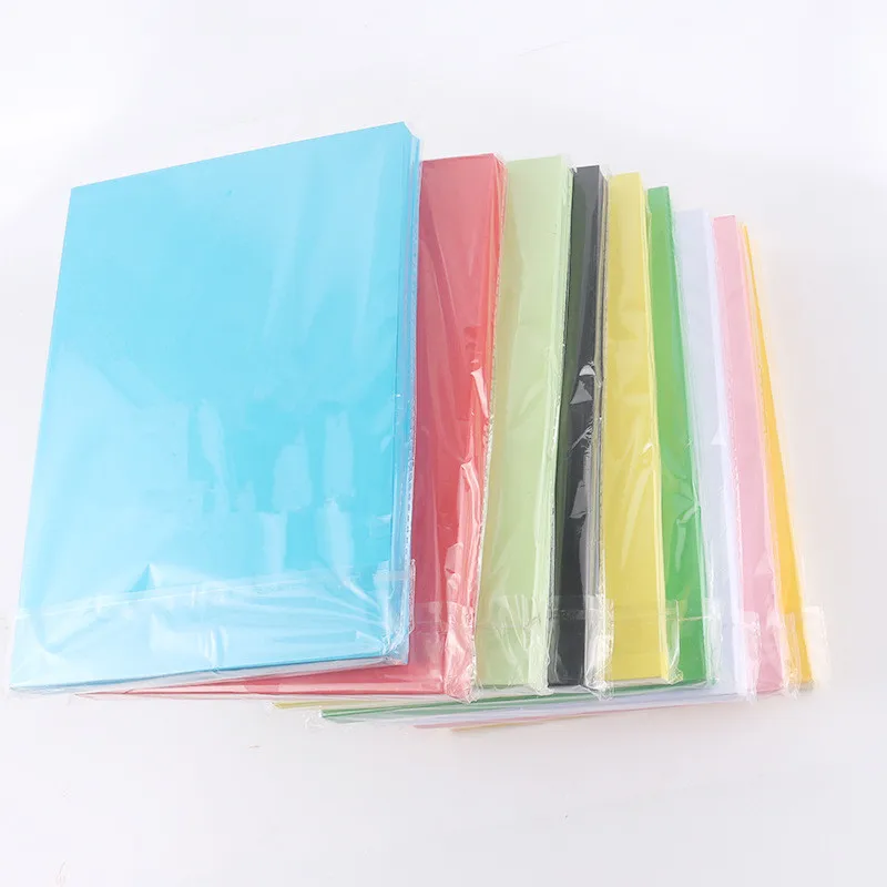 50pcs/lot 120g Colorful Kraft Paper DIY Handmake Card Making Craft Paper A3/A4 Thick Paperboard Cardboard