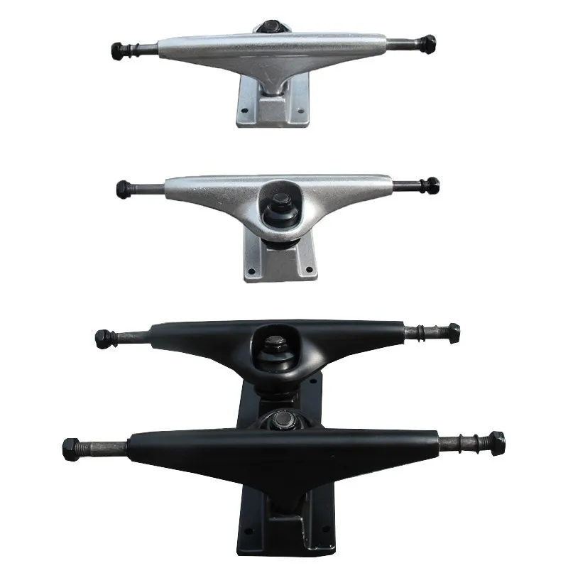 Good Qyality 2 Pcs 6.25inch 5inch Adult Skateboard Truck For 230mm Longboard Truck Bridge Aluminium Alloy Truck Bracket Parts