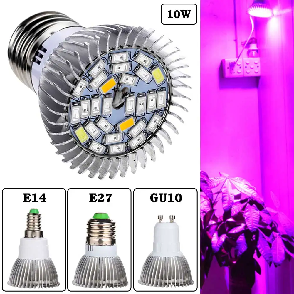 Hot 5730SMD 28Led Quang Phổ Đầy Đủ Thủy Canh Nhà Kính Grow Nhà Máy Bóng Đèn Đèn Với 4 Chức Năng Cho Giống Cây Trồng Phòng