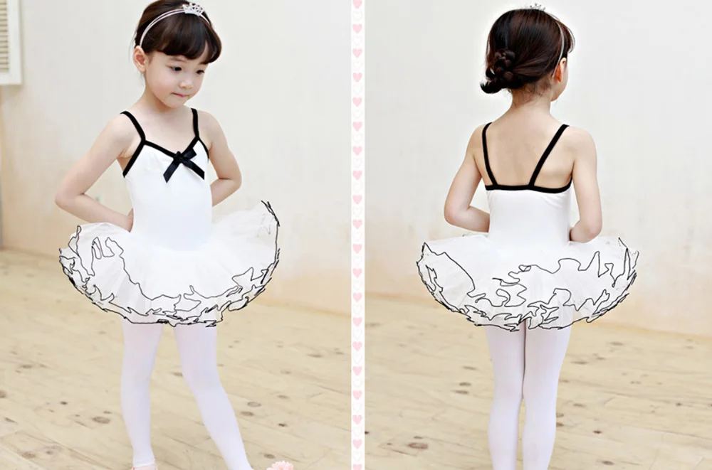 Girls Ballet Tutu Costume Ballerina Dance Dress Kids Dancewear
