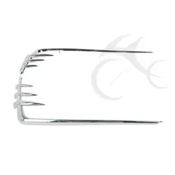 Motorcycle Hard Saddlebag Lid Accents Trim For Harley Road King Electra Glide 1993-2013