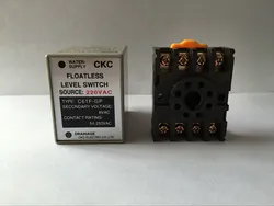 C61F-GP 12V24V220VAC floatless level switch / relay with socket / base C61F - GP water level controller / pump automatic switch