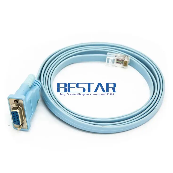 RS-232 RS 232 RS232 DB9 إلى RJ45 RJ-45 RJ 45 المسلسل شبكة راوتر وحدة التحكم كابل 1.8M 6FT لأجهزة التوجيه ومفاتيح سيسكو هواوي