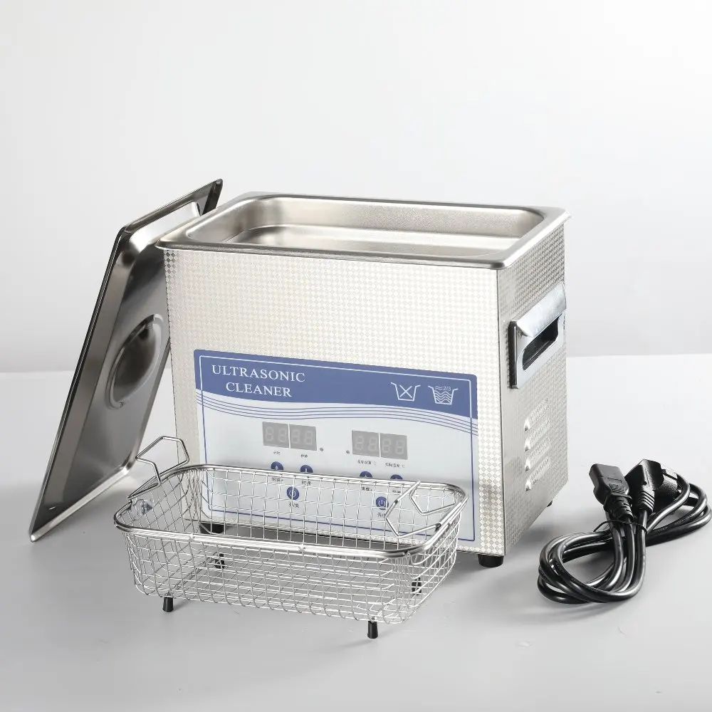 10L Ultrasonic Cleaner with Heating Timer for 40khz Bath Electronic Components Jewelry Glasses Circuit Board