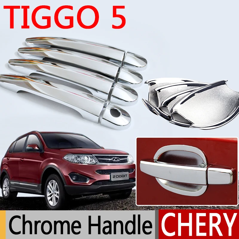 

Hot Sale For Chery Tiggo 5 Accessories Chrome Door Handle 2013 2014 2015 2016 Car Covers Stickers Car Styling