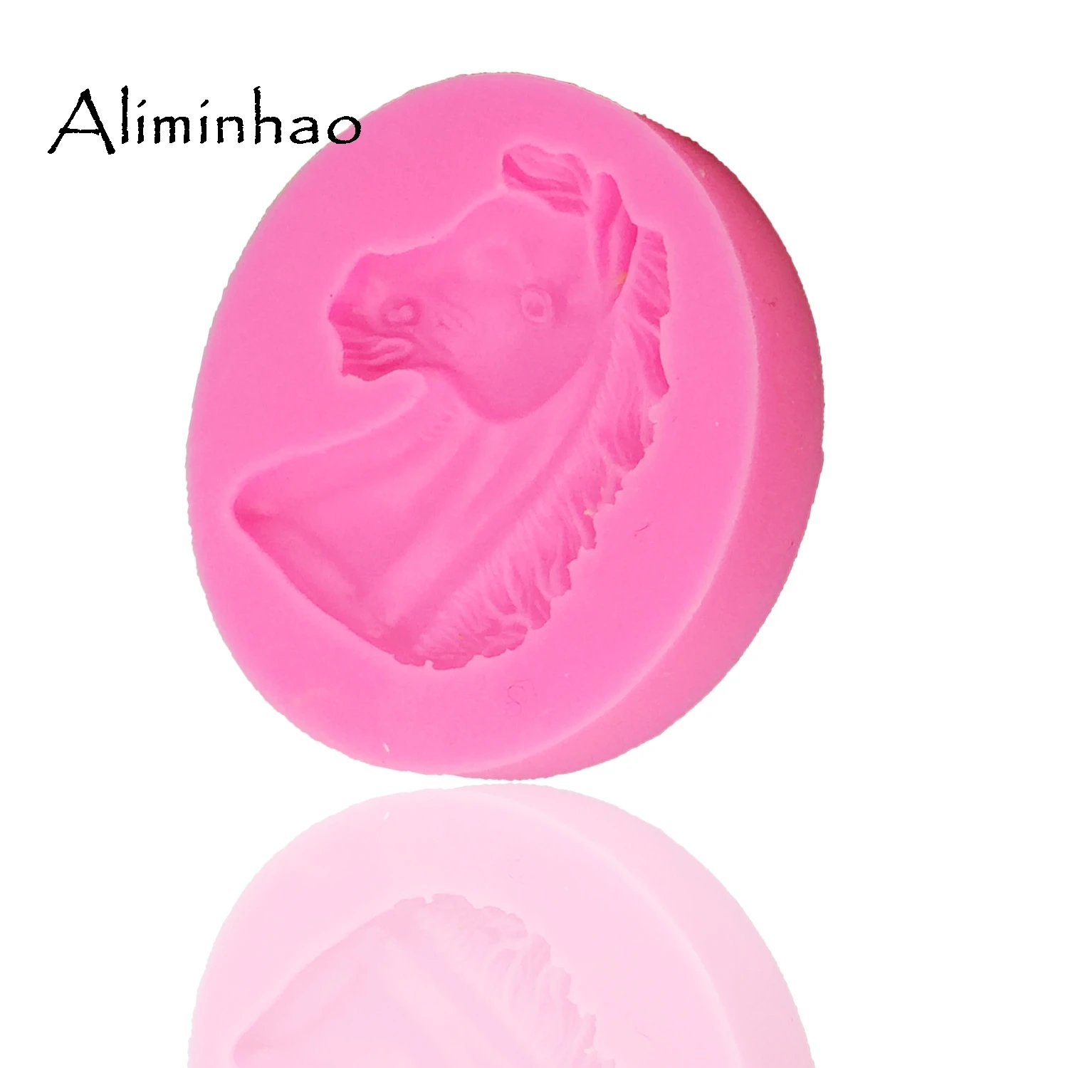 DY0010 Horse head DIY Silicone Mold Sugarcraft dessert Candy Chocolate Molds Fondant Cake Decorating Tools