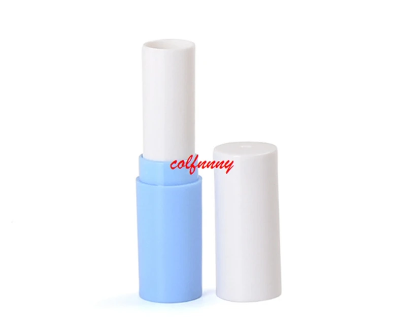 5000pcs/lot Fast Shipping Empty Lipstick Tube Ivory Plastic Lip Balm Container Small Cosmetic Lipstick Gloss Sub-bottling