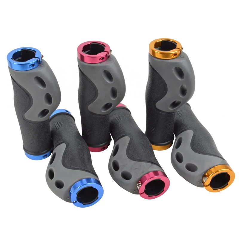 

1 Pair Mountain Road Bicycle Handlebar Grips Ergonomic Rubber Bike Handle Grips Cycling Riding Bicycle Handlebars Grips