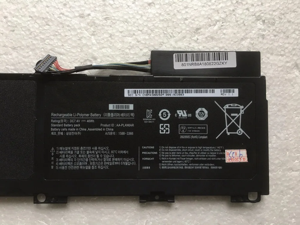 Imagem -03 - Supstone Genuine Oem Bateria do Portátil para Samsung 900x3a-a01 900x1b-a02 Ba4300292a Np900x3a-a01at A01br A01ca B04us Aa-plan6ar