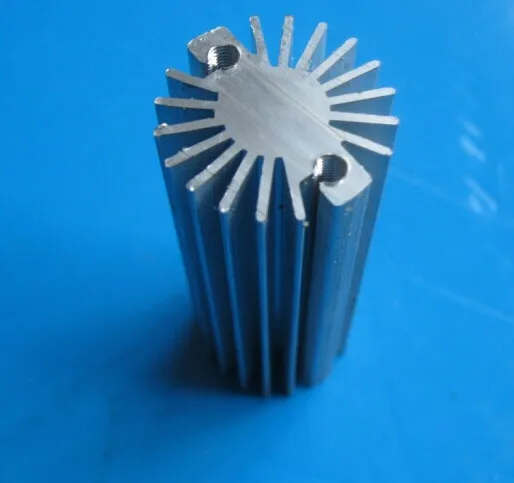 10pcs LED flashlight radiator sunflower aluminum radiator 3~9W diameter 23*10mm 20mm 50mm~100mm Solid 10mm lamp holder radiator