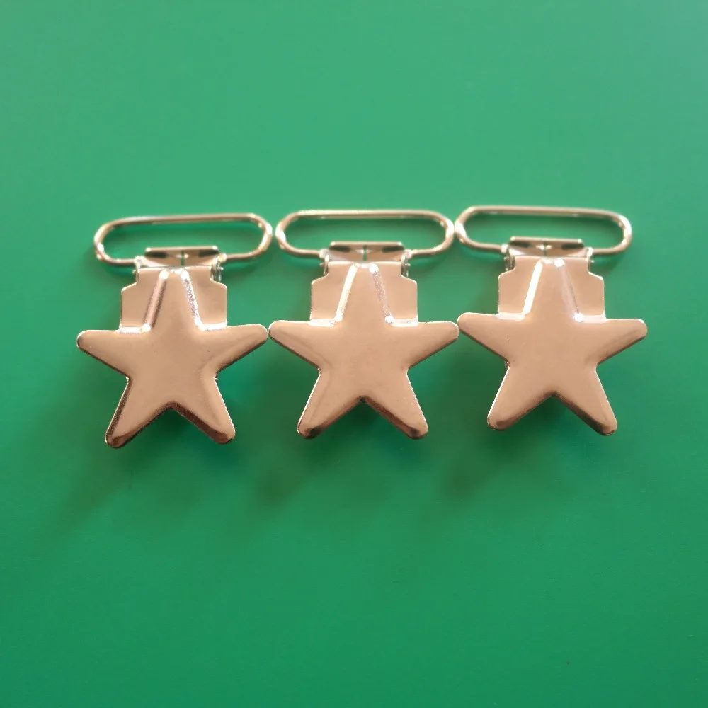 

Free shipping 50pcs 1" Sliver Color Star Shaped Metal Suspender clip,With Plastic Teeth,Suspender Clips Suppliers&Manufacturers