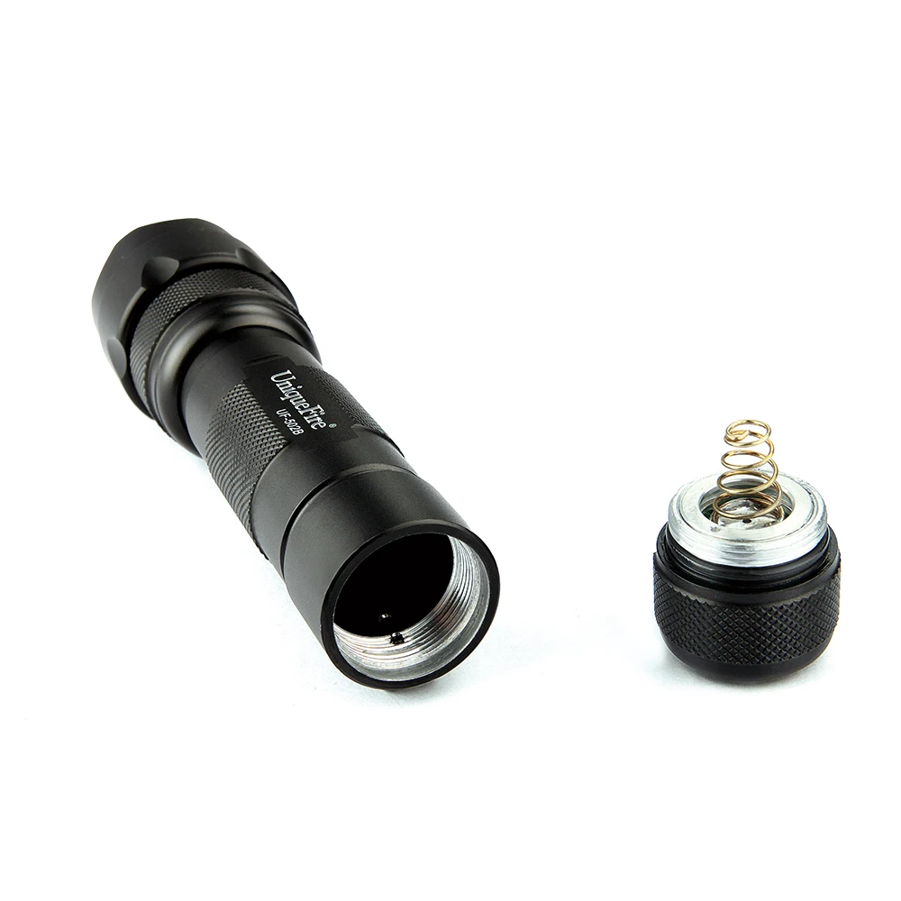 UniqueFire 502B UV 365NM 1 Mode Mini LED Flashlight for Money Detector/Leak Detector/Pet Urine/Spot Scorpions