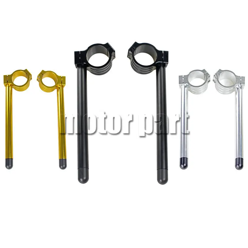 For 1990-1997 Kawasaki Ninja ZX11 ZX1100C/D ZX 11 Motorcycle 43mm Fork Tube Clip-ons Handle Bar CNC Regular Handlebar