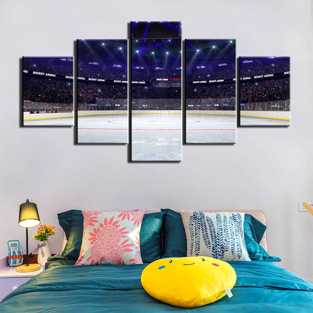 HD Prints 5 Panels Canvas Prints Painting Sports Playground Wall Art Picture for Living Room Wall Decor Home Decoration