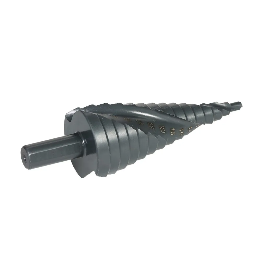 WENXING 3pcs HSS Acciaio di Titanio Passo Punta Del Trapano 4-12mm 4-20mm 4-32mm passo Cono Strumenti di Lavorazione Del Legno Legno Cutt Metallo Punta Del Trapano Set