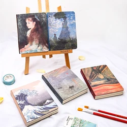 World Master Painting Oil Painting van gogh Diary Notebook Note Schedule Handbook Notepad Travel Office Writtng Note Books