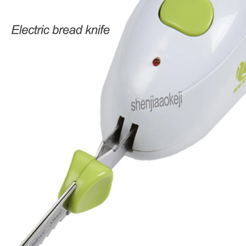 Electric bread knife Stainless steel doubl knife serrated knife frozen meat bread Ham Cutting knifes220v 110w 1pc