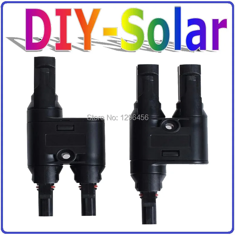 

T-branch Connector male and female, Solar Panel Connector used for PV Cable 2.5mm2 4mm2 6mm2 pv solar