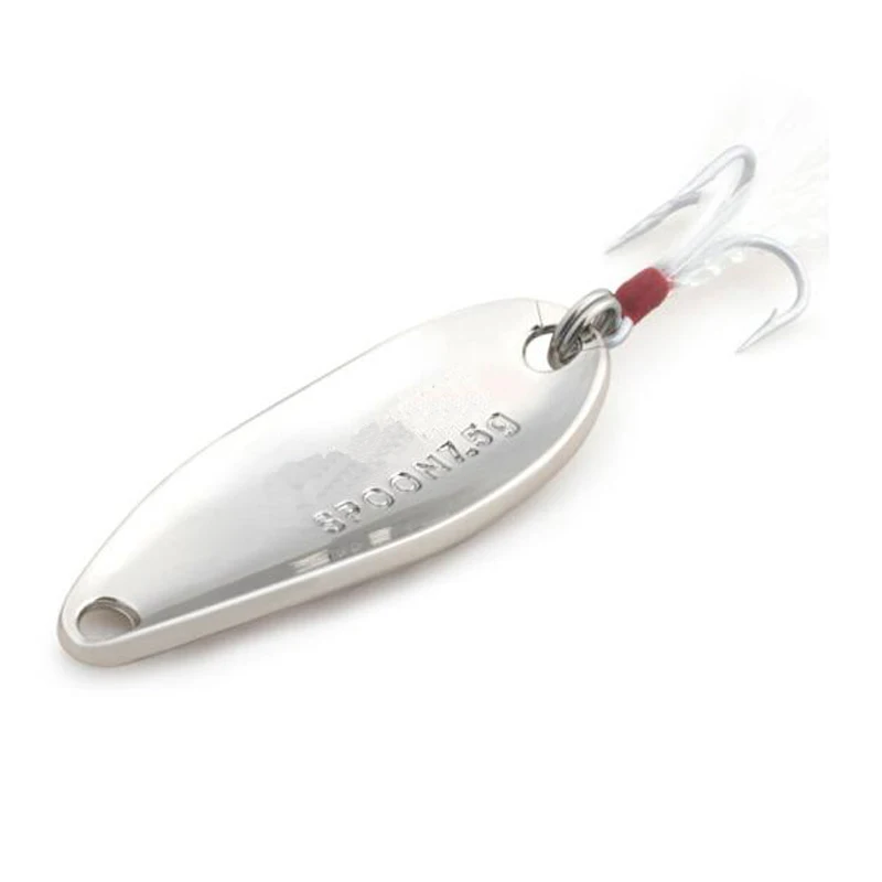 Fishing spoon lure 2g 5g 7.5g 10g 15g 20g Gold/Silver fishing spoon hard lures metal baits Pesca