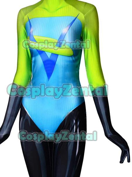 Incredibles 2 Voyd Dye sub Cosplay Costume Spandex 3D Print Zentai Suit for Halloween Party