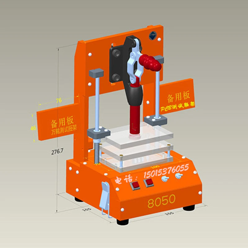 Suporte de Teste Universal Pcb Pcba Quadro de Emblema para Placa de Energia Baquelite Teste de Fixação Jig