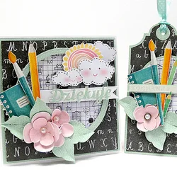 Dziecko polskie słowo cięcie Die Scrapbooking szablon ręcznie wykonana dekoracja Craft szablon do wytłaczania karta DIY Album Making