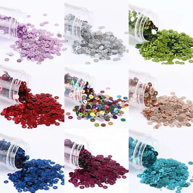 4000Pcs/Lot 10g 2mm Flat Round Loose sequins Paillettes Sewing Wedding Craft,Colorful Nail Arts,Nightclub Dress Sew Accessories