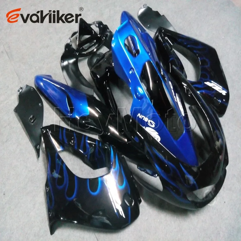 

ABS Plastic fairing for YZF1000R 1997 1998 1999 2000 2001 2002 2003 2004 2005 2006 2007 blue flames motorcycle Fairing hull