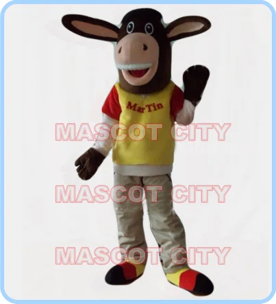 

young donkey mascot costume MULE adult size hot sale cartoon donkey theme anime cosplay costumes carnival fancy dress 2604