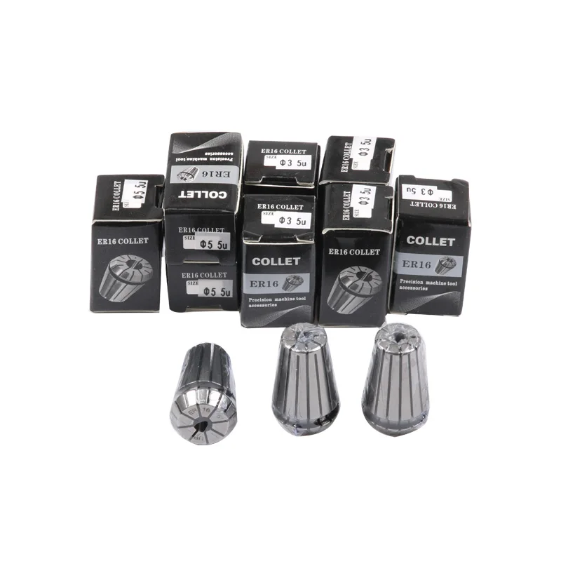 Độ Chính Xác Cao Mm ER11 0.005 Mm Collets 3 Mm-7 Mm ER 11 Mùa Xuân Collet Thích Hợp Cho ER 5U collet Chuck Giá Đỡ