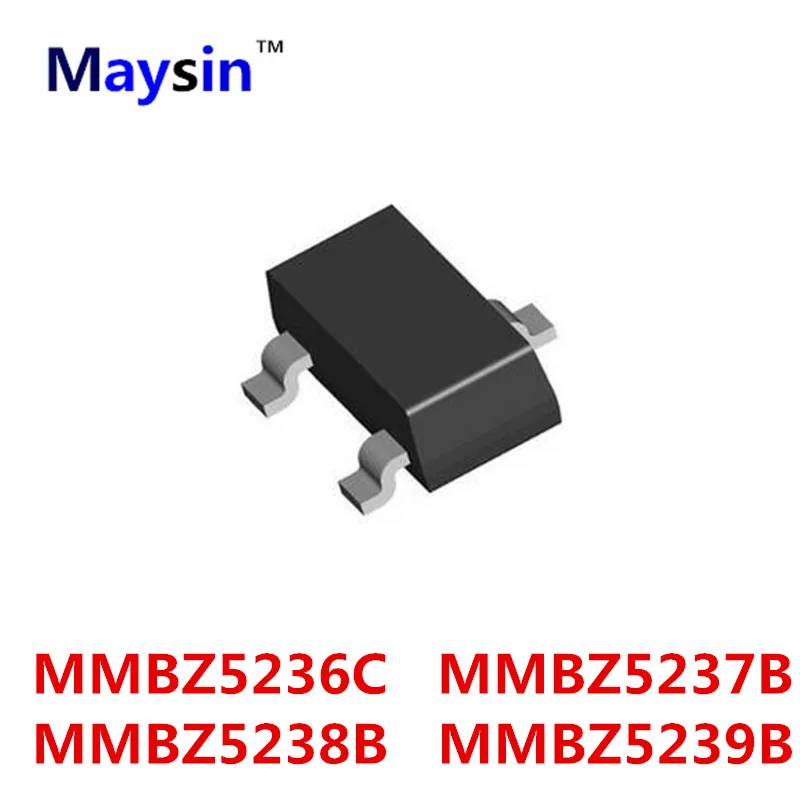 

3000PCS SOD-323 MMBZ5236C 7V5 MMBZ5237B 8V2 MMBZ5238B 8V7 MMBZ5239B 9V1