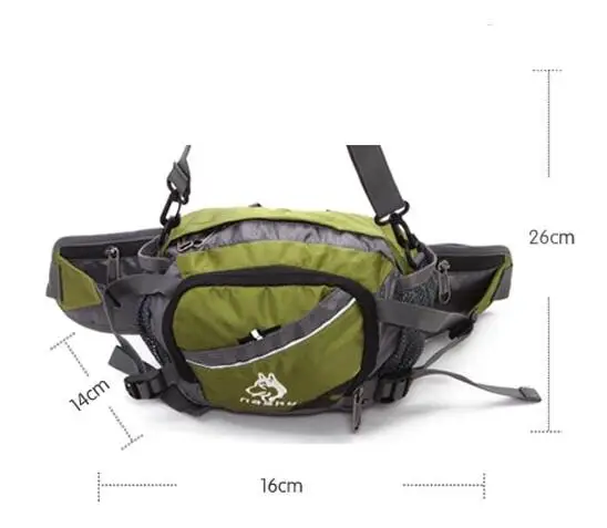 Jungle King-Bolso de Montañismo profesional para exteriores, bolsa pequeña impermeable multifuncional con bolsillo de 8L, para móvil, novedad de 2017