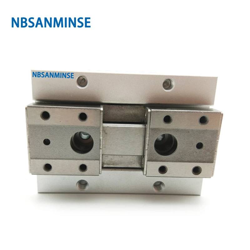 Nbsanminse Mhf2 Low Profile Air Pneumatic Gripper Linear Electric Parallel Gripper Smc Type Air Cylinder