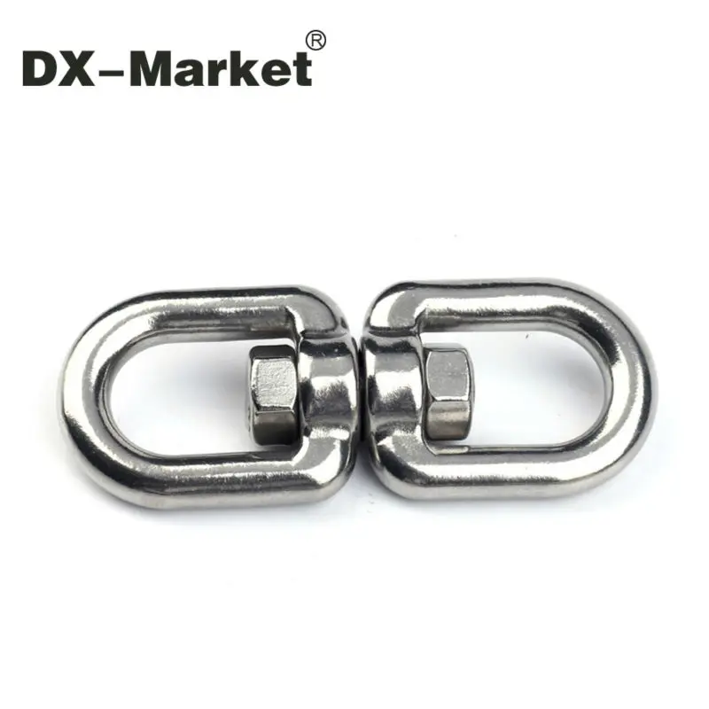 

M16, 16mm double ring swivel snap , sus304 stainless steel rigging european swivel eye and eye snap