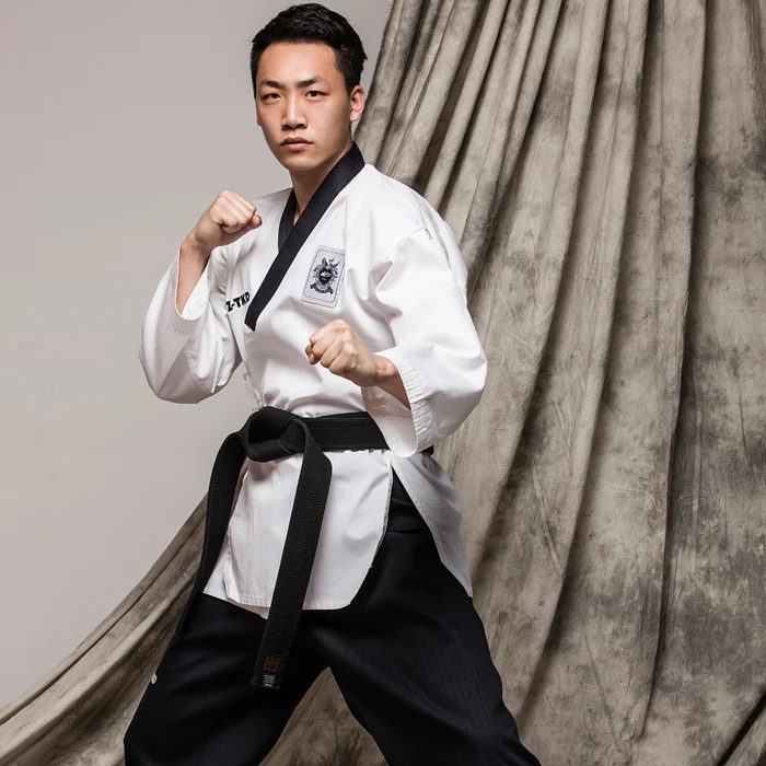 Black Belt Taekwondo special high-quality Dan 'uniforms with Taekwondo Poomsae cardigan