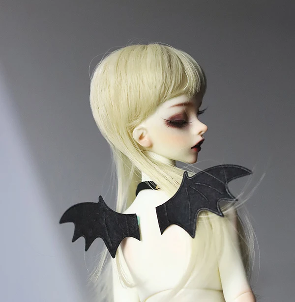 D01-P530 children handmade toy  1/4 1/6 Doll clothes BJD/SD doll props Accessories Black little devil wings 1pcs