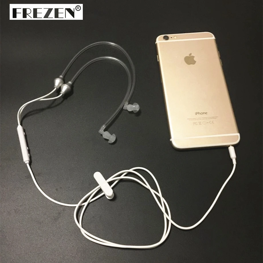 

3.5mm Anti Radiation Earphone Air Spring Duct Earhook Stereo Headphone for iPhone 6S Plus Xiaomi Note3 Note2 for LG Smartphones